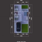 Puri Karyawangi - Perumahan Syariah Bandung Barat - Denah Rumah Tipe 36 -72