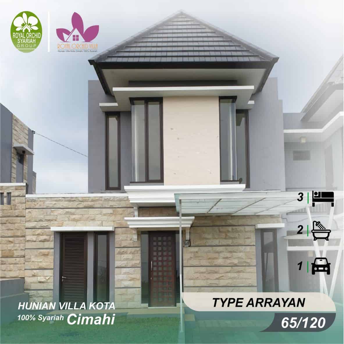Royal Orchid Villa - Perumahan Syariah Cimahi - Rumah Tipe 65 -120 Arrayan rev Royal Orchid Villa - Perumahan Syariah Cimahi - Rumah Tipe 65 -120 Arrayan rev